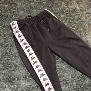 Kappa Black Track Pants
